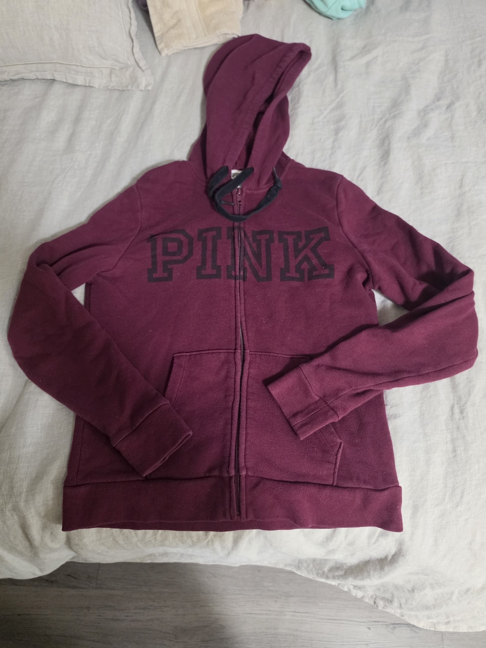 PINK Victoria's Secret Hoodie in Berry Plum